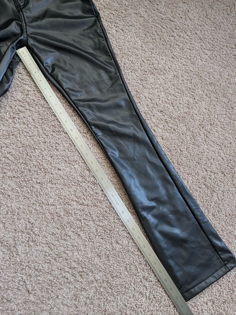 Rue21 Womens Black Faux Leather Ultimate Stretch High Rise Boot NWT Size Small - Picture 7 of 8